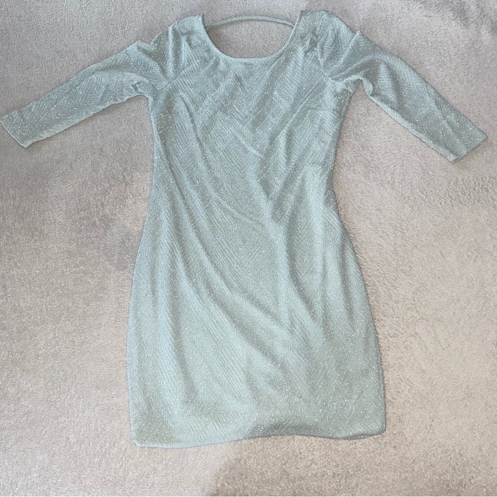 Light Blue Sparkly Dress